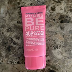 New and sealed, Formula 10.0.6 Pores Be Pure mud mask, 1 fl oz- travel size